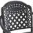 5-Piece Set Of Cast Aluminum Patio Furniture With Black Frame And Seat Cushions-541767174