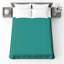 Couvre-lit matelassé turquoise uni toutes tailles-126175062