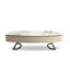 Table basse moderne en pierre ovale irrégulière-110892075