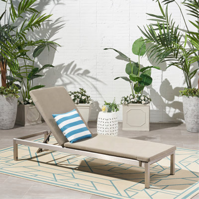 Coussin de remplacement pour chaise longue d'extérieur