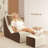 Chaise Lounge Chair with Ottoman,Accent Recliner Chair with Washable corduroy Cover for Bedroom, Living room, No Assembly Required-1263126057
