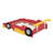 Full Size Race Car-Shaped Platform Bed with Wheels, Durable and Stylish for Kids and Teens-771287079