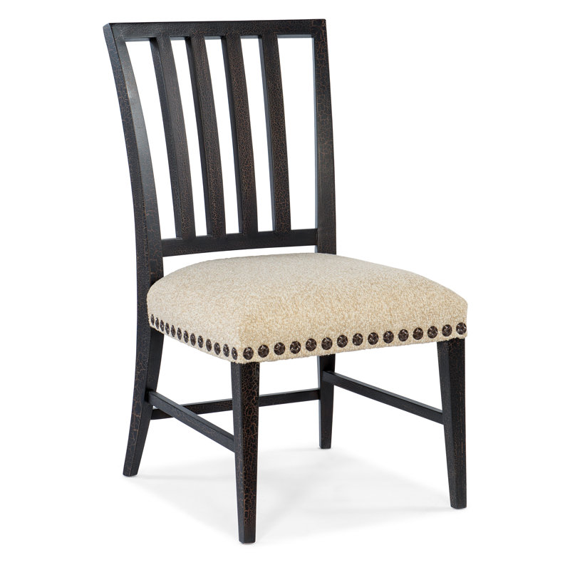 Big Sky Upholstered Side Dining Chair, Black