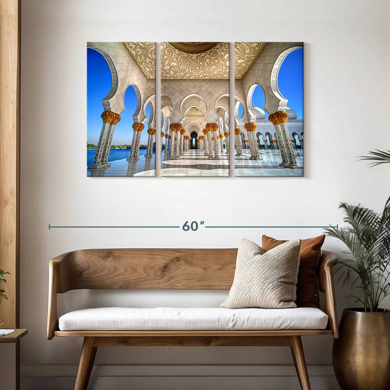 Nicci Elegant Sheikh Zayed Mosque, 28" H x 45" W