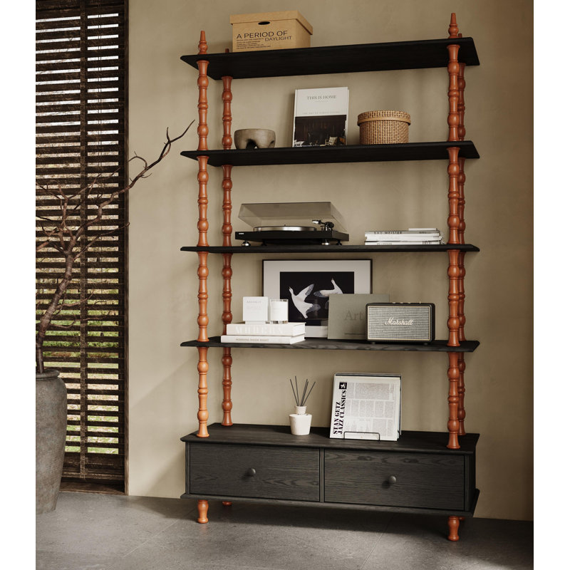 Bibliothèque et bibliothèque en bois
