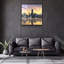 Superbe peinture décorative en verre trempé 23,6 po x 23,6 po | 100% verre trempé, épaisseur: 0,16 pouce | Impression UV pour des couleurs éclatantes | Art mural parfait pour la décoration de la maison ou du bureau, design moderne et élégant-822533218