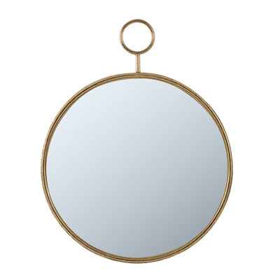 Miroir rond en fer