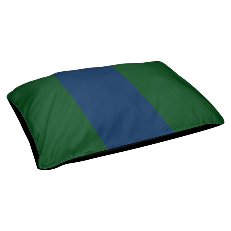 Coussin extérieur Utah, Très grand (l 50 po x P 40 po x H 17 po), Vert / bleu marine / vert