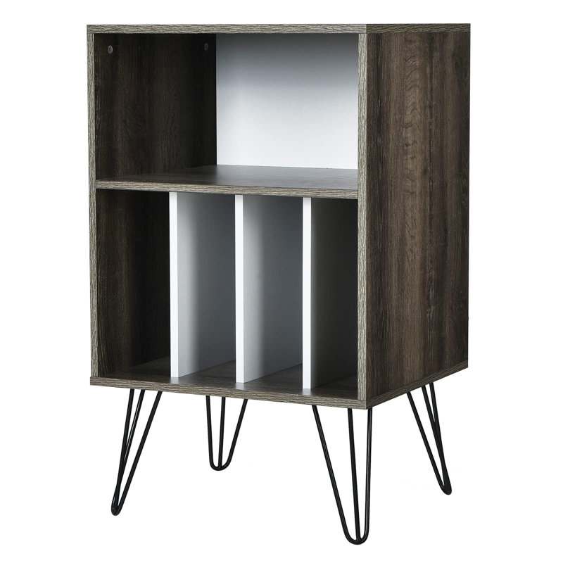87cm H Media Shelves, White