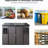 8X6 Ft Resin Garden Shed For Patio, Backyard - Waterproof Floor, Lockable Door, Two Windows  Brown Outdoor With-124311245