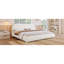 Lit tapissier en tissu de style crème, lit double simple de style moderne, très grand lit-1653923737