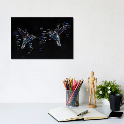 Hummingbirds by Seamless - Gallery-Wrapped Canvas Giclée on Canvas