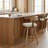 26" Modern Swivel Counter Height Bar Stool with Performance Fabric Upholstery, Curved Wood Back & White-Washed Wood Legs, Ivory – Janice by Pipp & Liv (Single)-1783269631