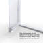 Porte de douche sans cadre Armon l 28,63 "x H 66" Armon-14170929-14170931-88629358
