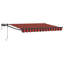 VidaXL Polyester Cover Retractable Patio Awning-130063424-130063426-130063428