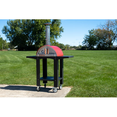WPPO LLC Karma 41'' W x 30'' D Steel Grill Cart Or Table