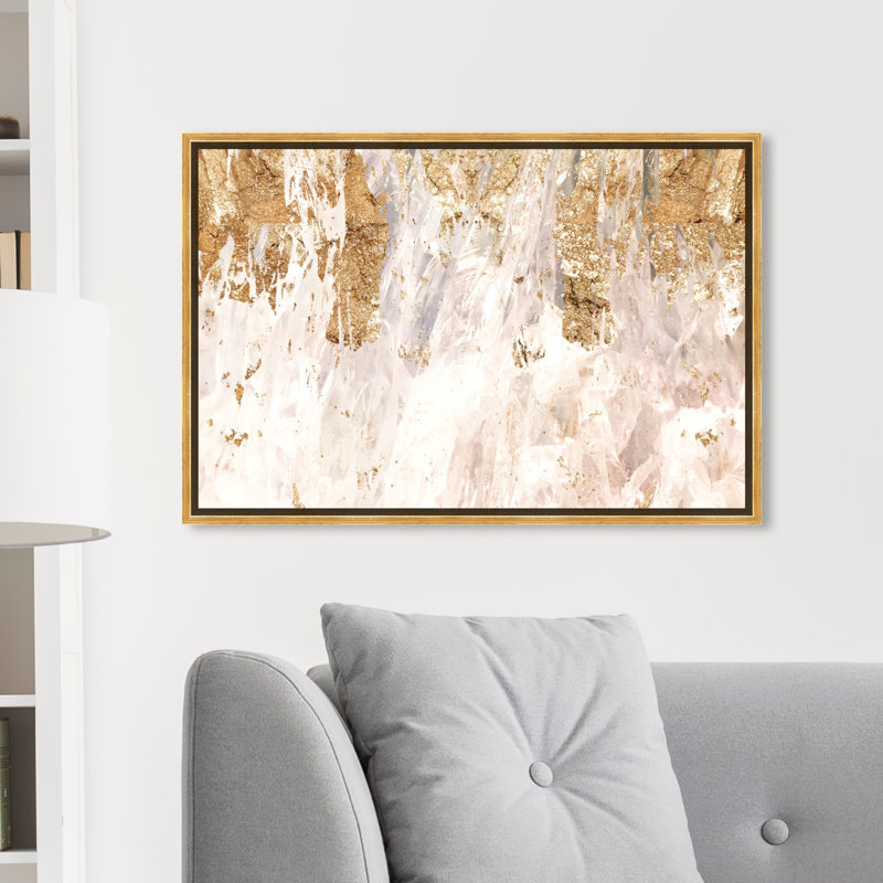Lumière d’étoile-impression d’art graphique sur toile, H 20 po x l 30 po, Or