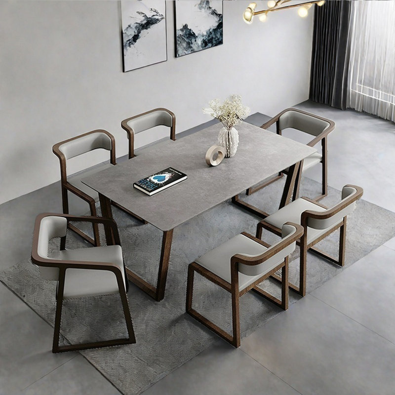 Table de salle à manger rectangulaire, H 29,53 po x L 70,87 po x l 35,43 po