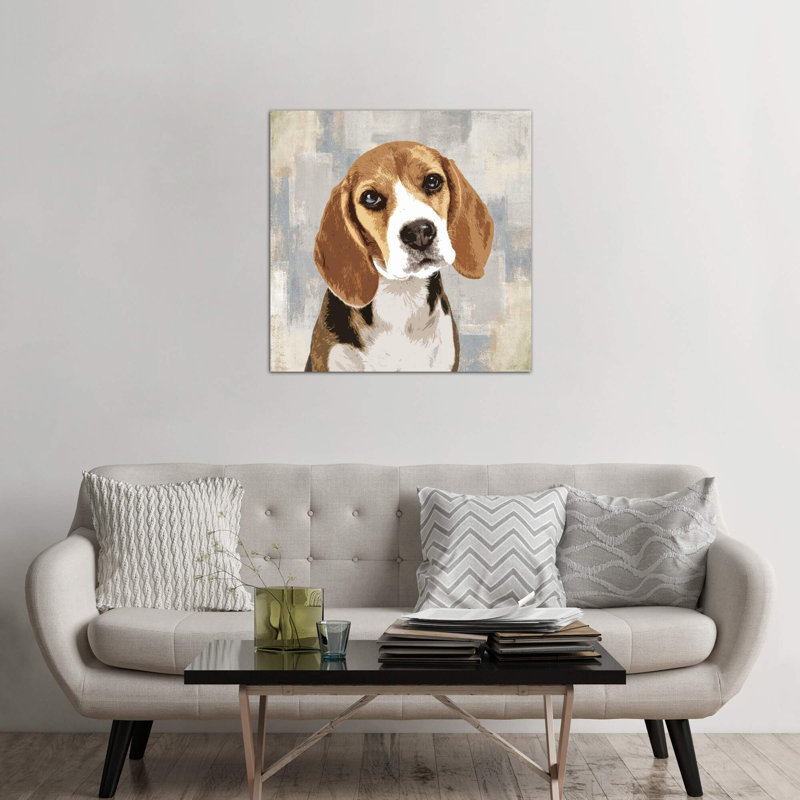 Beagle by Keri Rodgers - Wrapped Canvas Print, 45.72 cm H x 45.72 cm W x 1.91 cm D