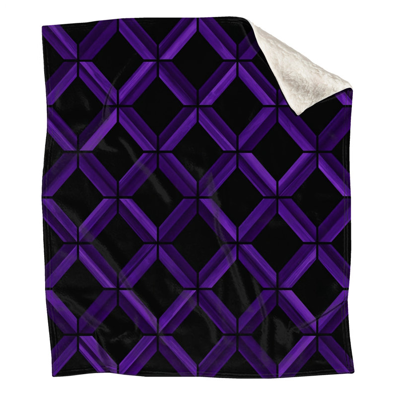 Modern Patterns Throw Blanket, 50in W x 60in H