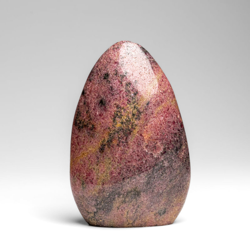 Polished Imperial Rhodonite Freeform From Madagascar (1.1 Lbs)