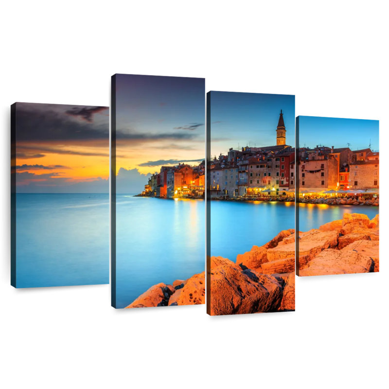 Gillard, ville côtière de Rovinj, H 22 po x l 36 po