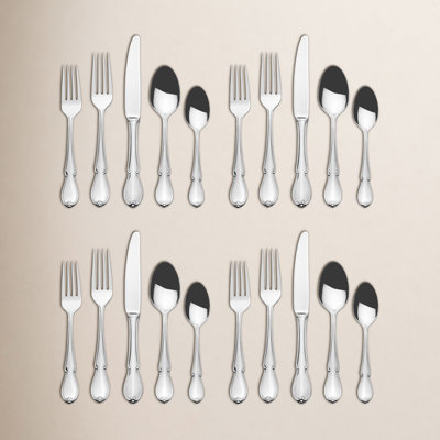 Stainless Steel Flatware Set - Service for 4