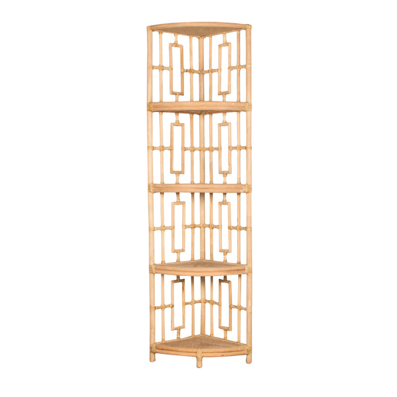 Manley Corner Bookcase, Natural