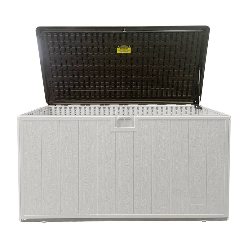 Decksplore 110 Gallons Water Resistant Resin Lockable Deck Box