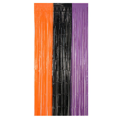 Kbndieu Halloween Rain Curtain for Party Decor - 2m X 1m Background Wall