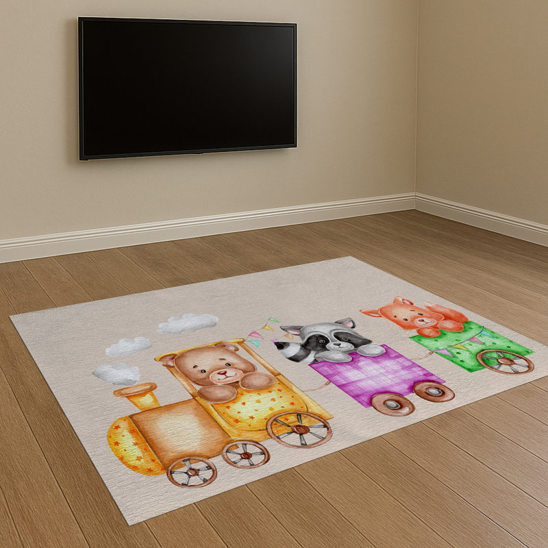 Geometric Shapes Area Rug, Rectangle 140 x 200 cm