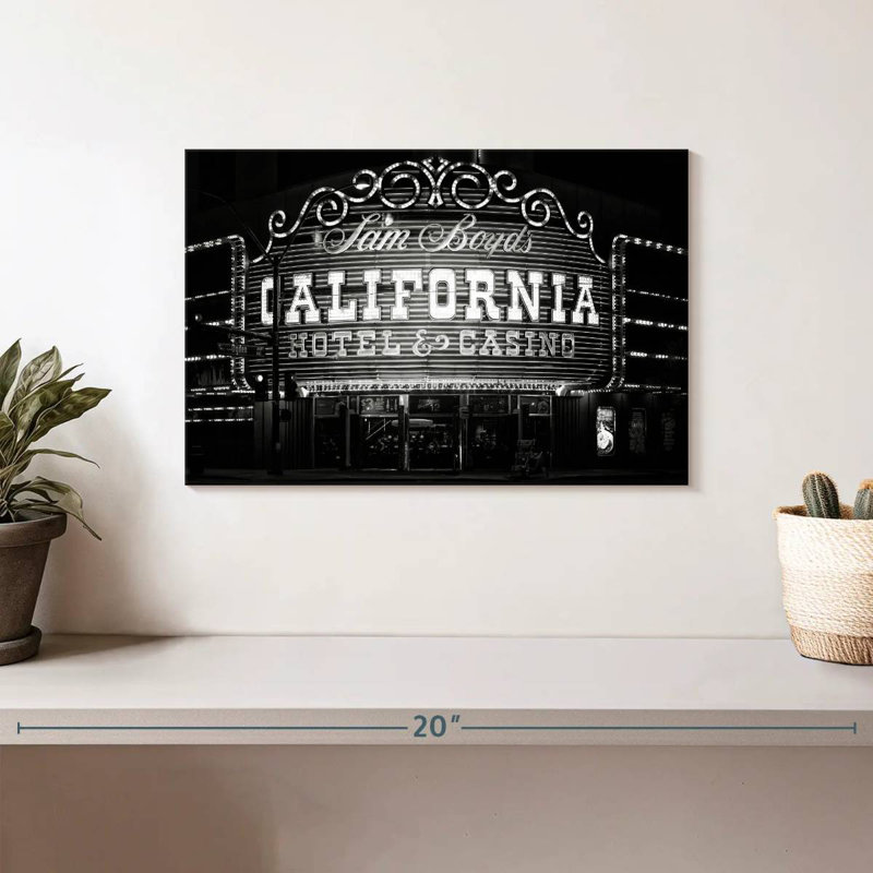 Tergel, Californie, hôtel et casino, H 8 po x l 12 po