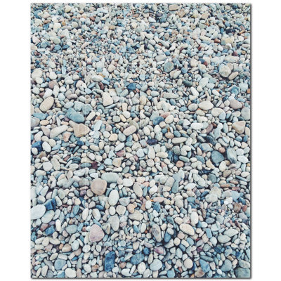 Rocks Photo 8'' x 8'' Satin Ceramic Decorative Mural