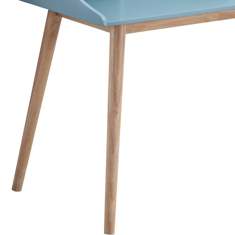 Bureau d'écriture Mid-Century bleu