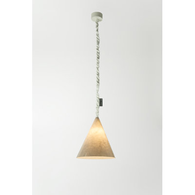 1 - Light Cement Cone Pendant