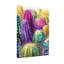 Plantes et fleurs, cactus colorés, reproduction d'art sur toile-534342651