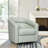 Khyion Upholstered Swivel Armchair-1511692864