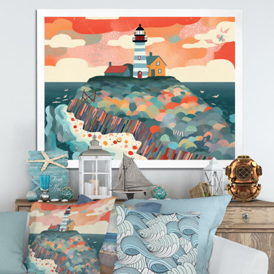Phare côtier I sur toile