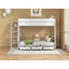 Lit superposé simple sur 3 tiroirs avec tablettes Ible par Harriet Bee-88061810