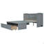 Lit escamotable double avec port USB et grand tiroir-785234459-785234458