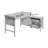 Penstemon 57,08" L-Shaped Desk with Storage Cabinet -465268787