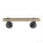 Oak & Sandy Black Finish Wall Rack