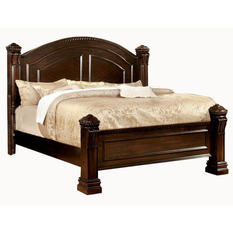 Itiel Solid Wood Platform Bed, Eastern King