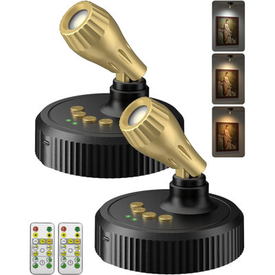 LED Spotlight Indoor with Remote | 6500mAh Rechargeable Battery Wireless Uplighting Indoor