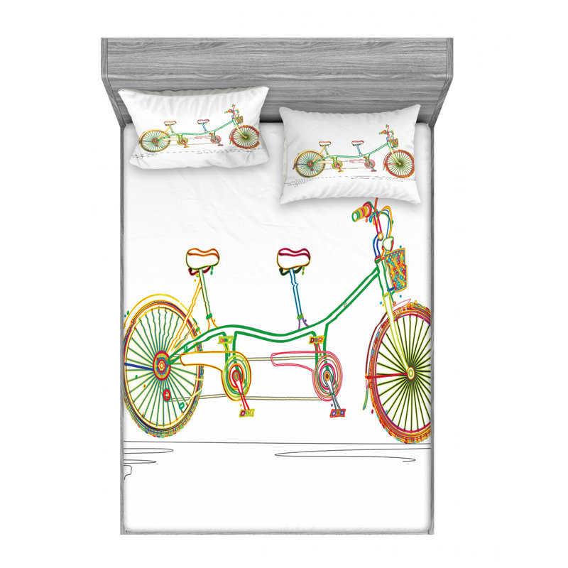 Microfiber Sheet Set, Full Sheet Set + Fitted Sheet + 2 Pillowcases