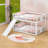 Fanshuai Full Over Full Wood Bunk Bed,Bunk Bed with Ladder and Slide-1722265674