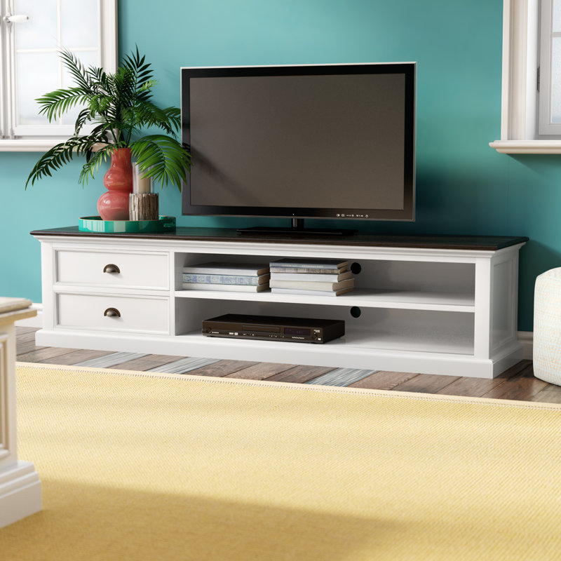 Guildford TV Stand, Brown/White