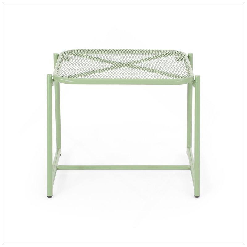 ELBA 15.5"H SIDE TABLE, Green