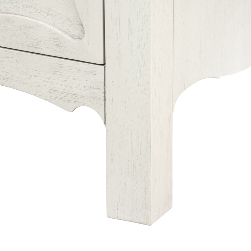 Sara 3-Drawer End Table, Sailcloth Sheen