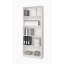 Bookshop Pomona, High Bookcase With 5 Shelves, Office Or Bedroom Shelf, Modern Shelf With Compartments-1702100076-1702100074